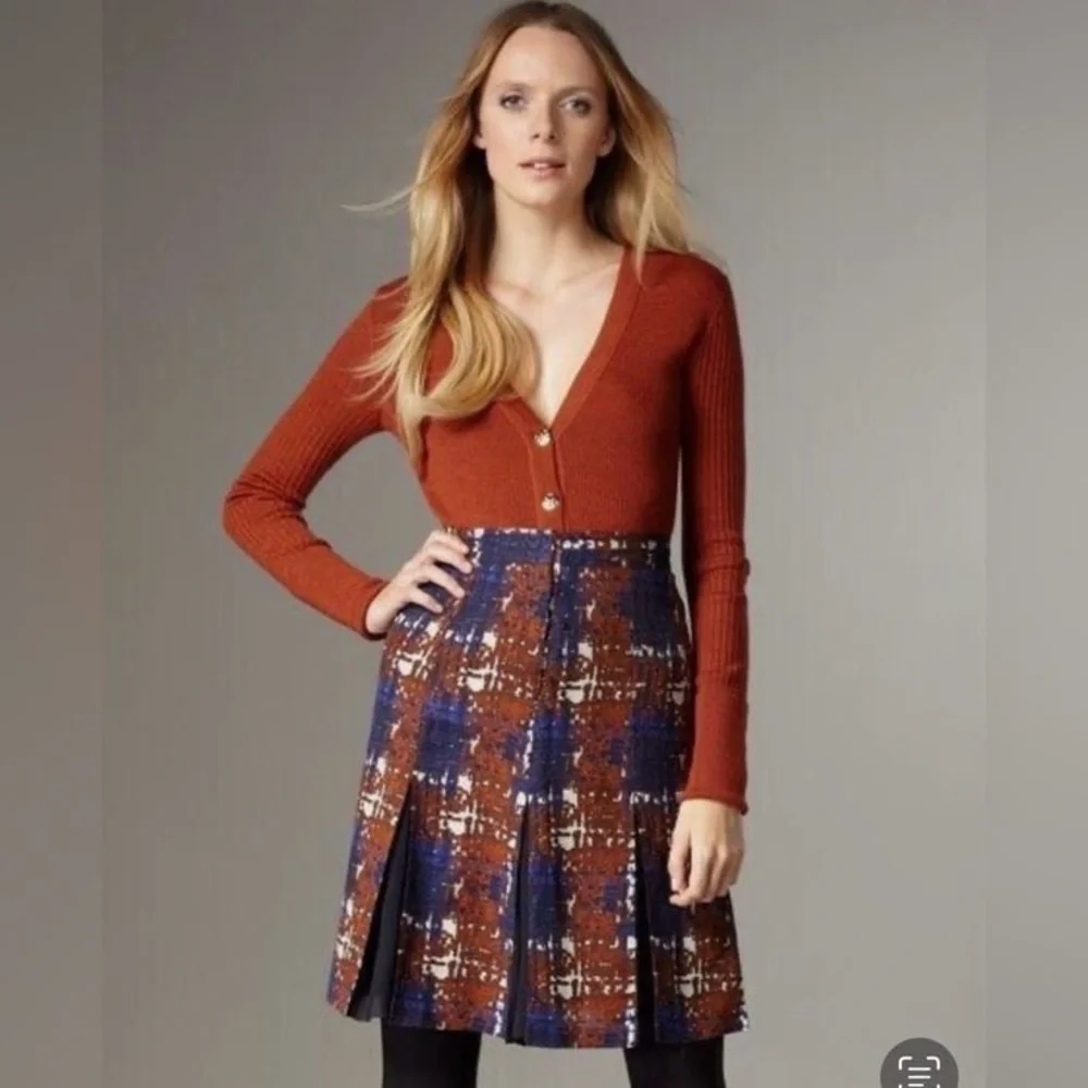Tory Burch Hull Pleated Skirt, Size 4 - Picture 1 of 4
